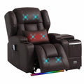 Relaxsessel – 1-Sitzer, elektrisch, Braun, für Wohnzimmer