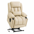 Relaxsessel – mit Schlaffunktion, elektrisch, Beige