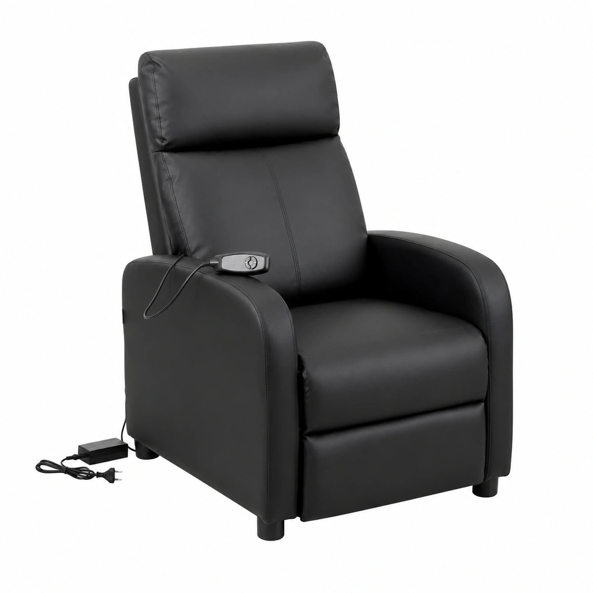 Relaxsessel – 66 × 75 × 99 cm, elektrisch, Schwarz