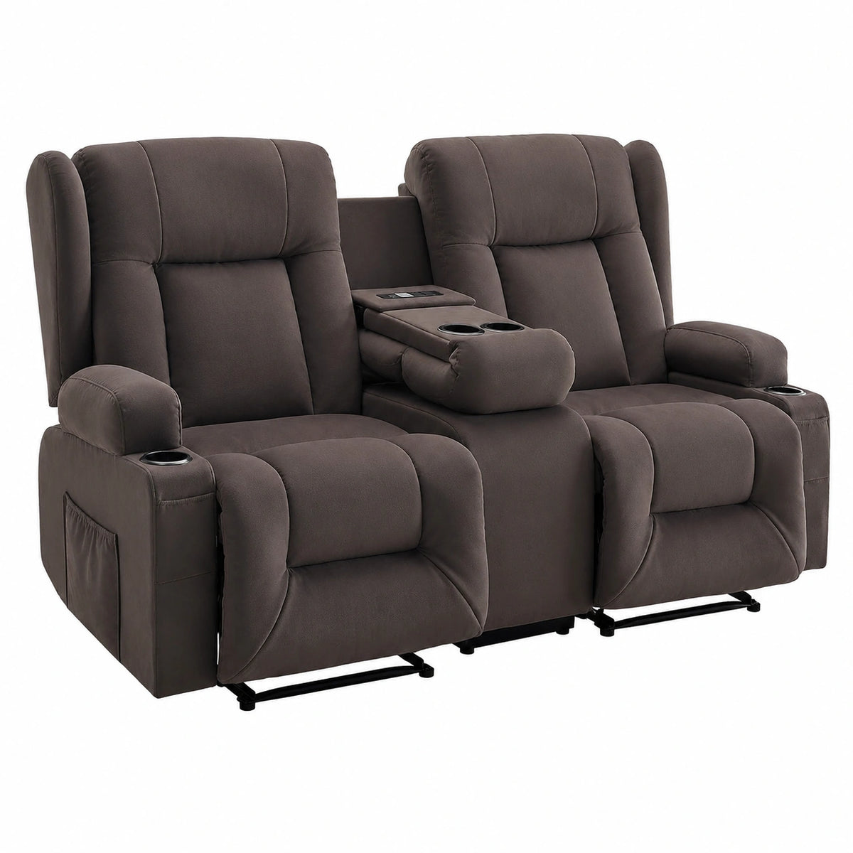 Relaxsessel – elektrisch, Braun, für Wohnzimmer